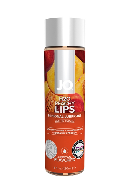 Гель на водной основе "JO Peachy Lips" с ароматом и вкусом персика, 120ml 