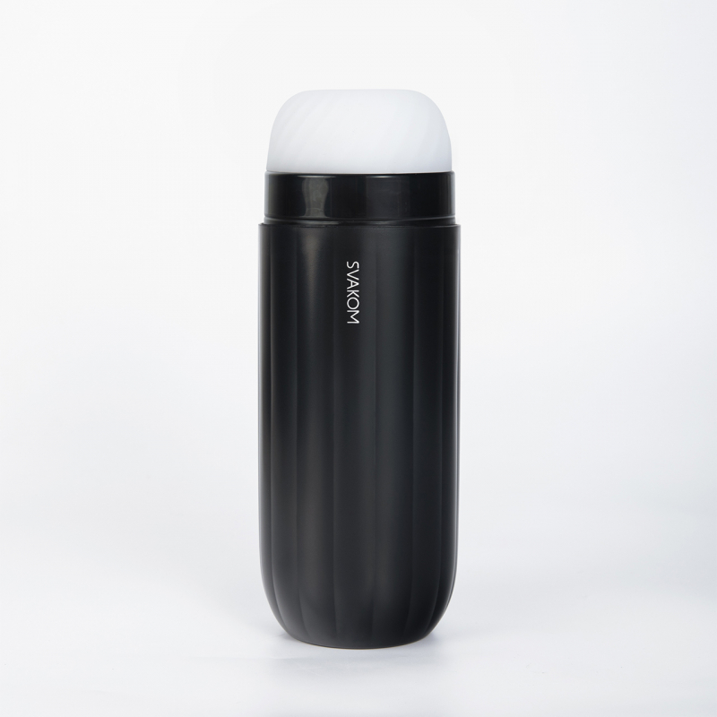 Вакуумный мастурбатор с вибрацией "Svakom Sam" мега мощный, черный 